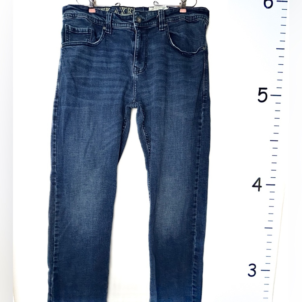 TK Axel Slim Boot Whiskering‎ Blue Jeans 38/32 Men's